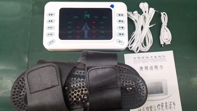 二穴中低周波EMS微電流パルスマッサージ器 カラースクリーンマッサージ器 家庭用デジタル理学療法器|undefined