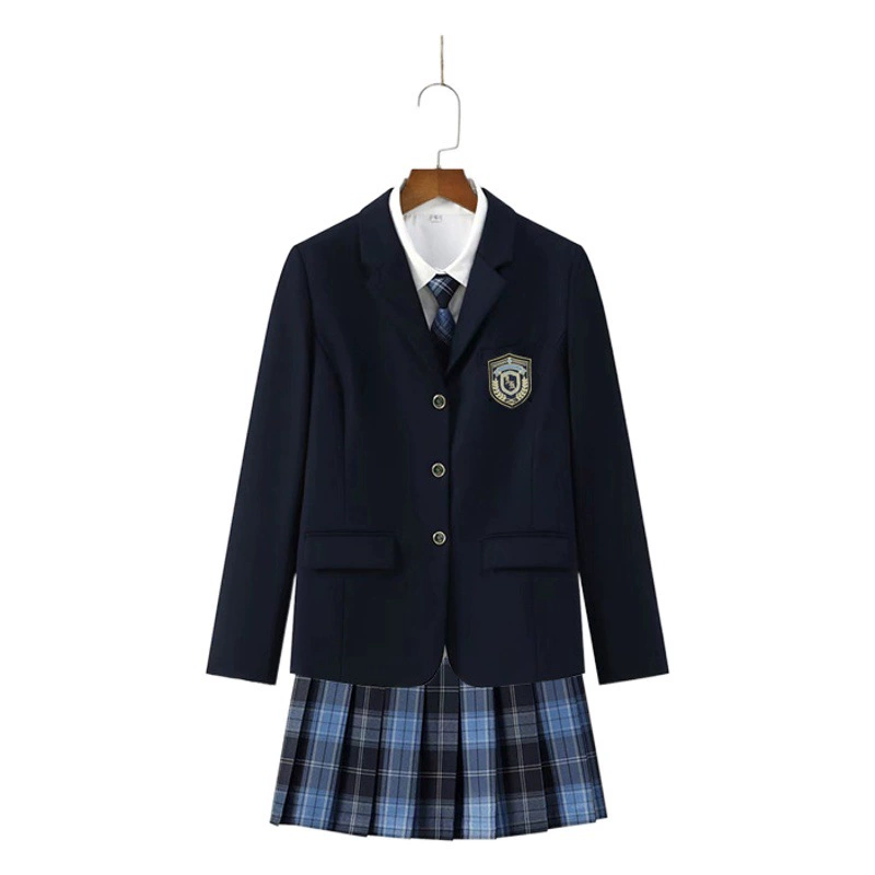 Benzo Zhong JK, полный комплект униформы, осенний оригинальный пиджак в студенческом стиле, куртка больших размеров для женщин, осень и зима больших размеров.