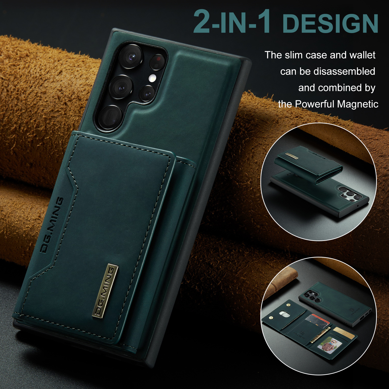 Vintage Style Solid Color Pu Leather  Phone Cases display picture 3