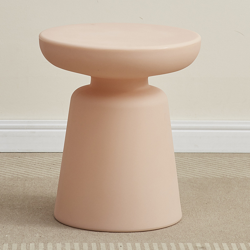 Sofá junto a la mesa de té de la sala de estar simple mesa redonda de cama moderna mesa de cabezal de cama de plástico esquina de mini mesas pequeñas