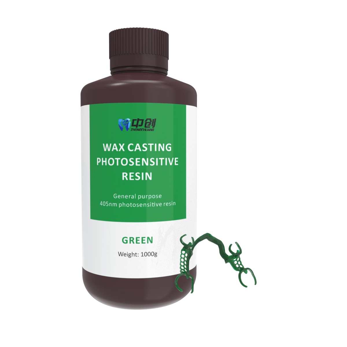 牙科光敏树脂铸瓷制作材料高精度铸造蜡型光敏树脂