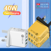 2USB+2PDӢҎ���^ �ĺ�һ�֙C�����  2.1A+PD40W�Ŀڳ���^���l