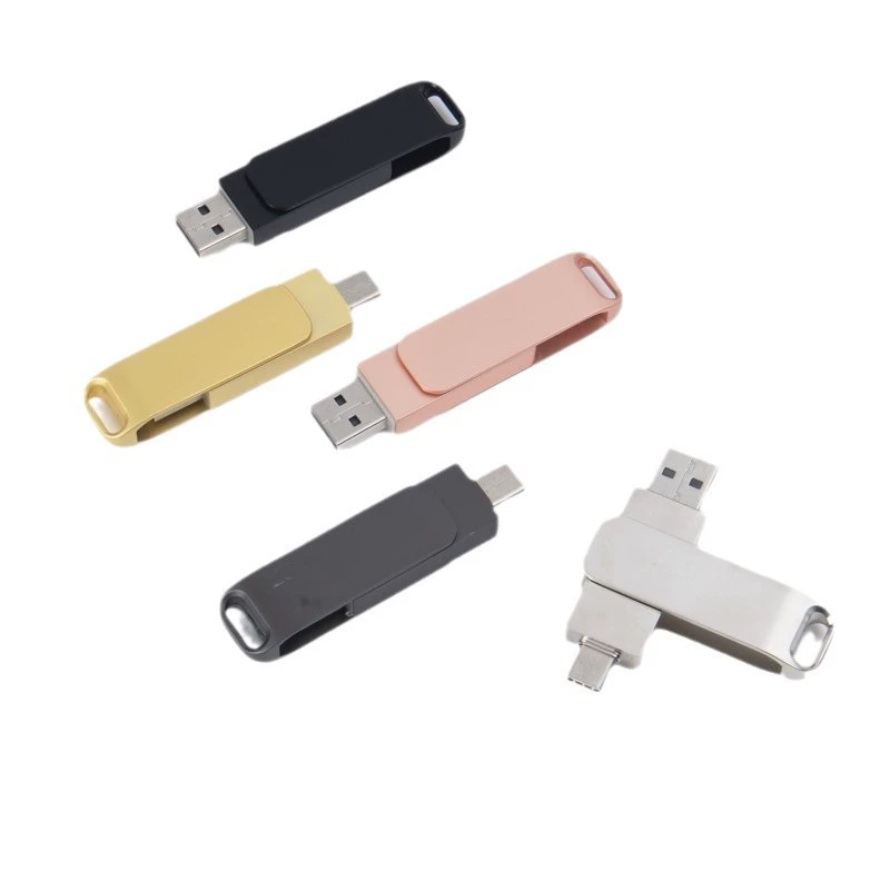 Металлическая ёмкая высокоскоростная мобильная USB-флешка, 32G/128G/64G/16G, подарок на день рождения