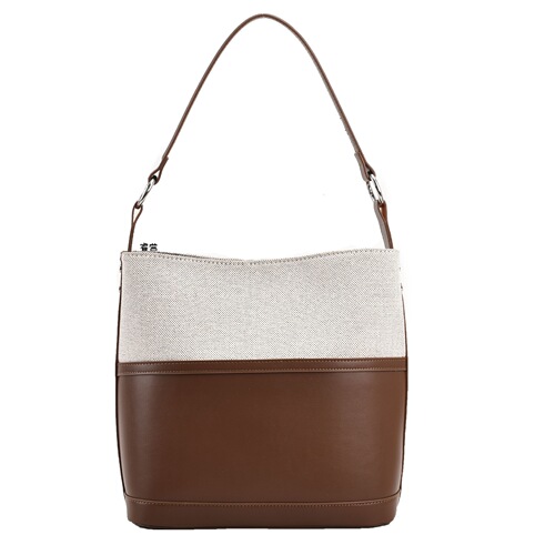 2025 New Simple and Elegant Rainier Bucket Bag Large Bag Versatile Insta Fashion Handbag Shoulder Bag Korean Style Women's Bag