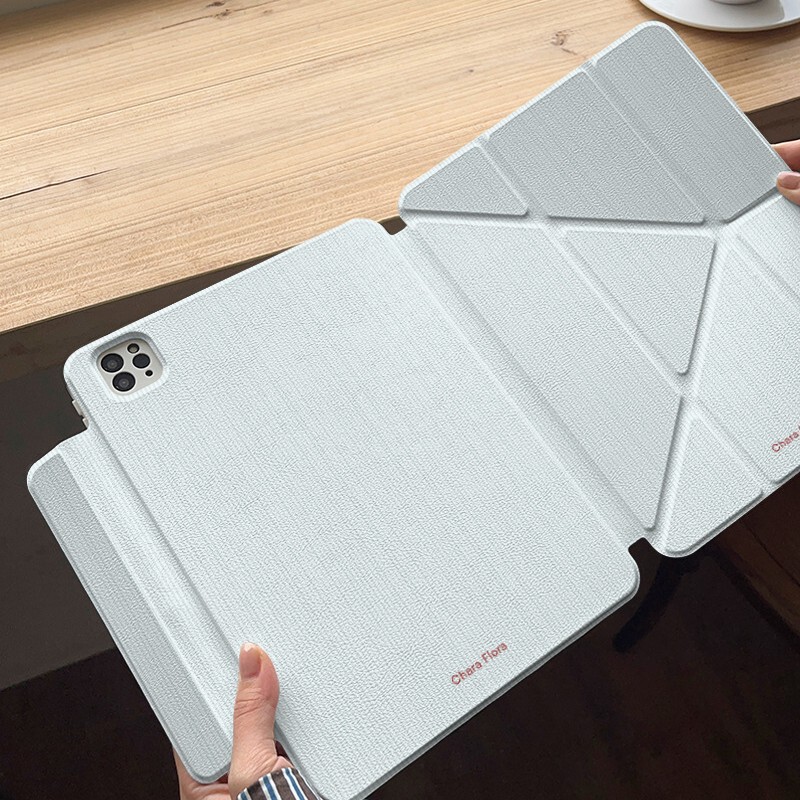 Korean Stripesd Yingtao Suitable for iPad Tablet Protective Cover Proy Foldableing Mini Magnetic Separation Air7 Pen Slot 11Th Generation Korean Stripesd Yingtao Suitable for iPad Tablet Protective Cover Proy Foldableing Mini Magnetic Separation Air7 Pen Slot 11Th Generation