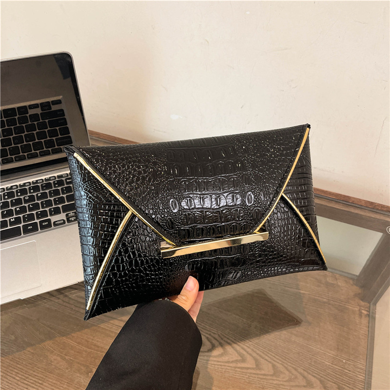 Nicho de diseño de alta textura bolsos mujeres 2024 bolsos de mano de diseño de cocodrilo estilo de moda bolsos de mano