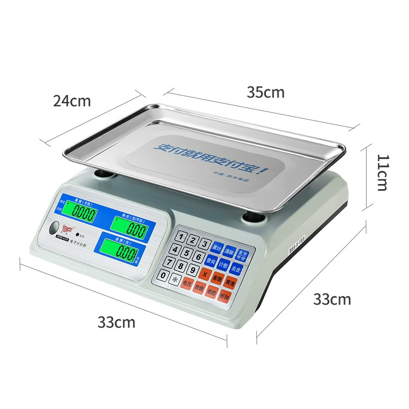 Электронные весы из нержавеющей стали для коммерческого использования, прямая поставка с завода