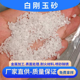 14-5000目一级白刚玉厂家直发除锈除漆抛光研磨用白刚玉磨料