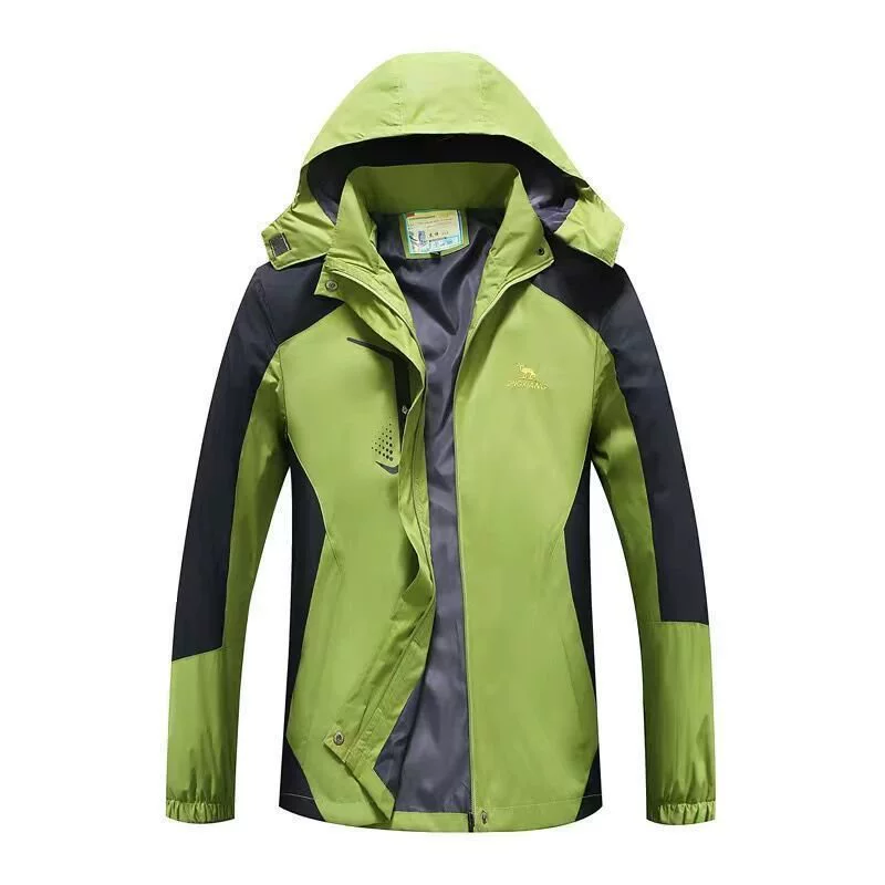 Autumn thin windproof travel jacket for work with hood