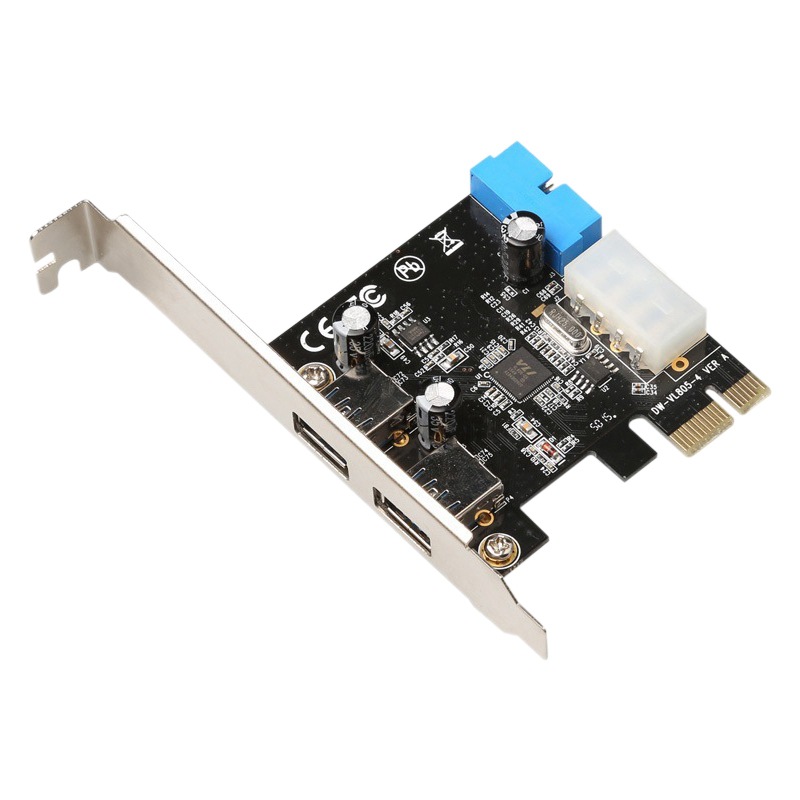 台式机主板USB3.0扩展卡20pin前置接口 PCI-e转USB3.0扩展卡