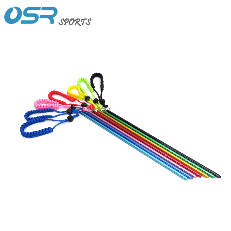 Buceo 6061 aluminio colorido botella aldabas ding palo giratorio puntero palo de buceo palo