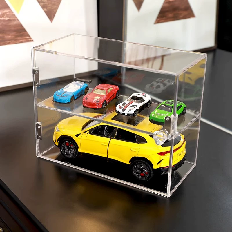 Аcrylic metal storage box, Hot Wheels, stand, storage system, scale 1:32