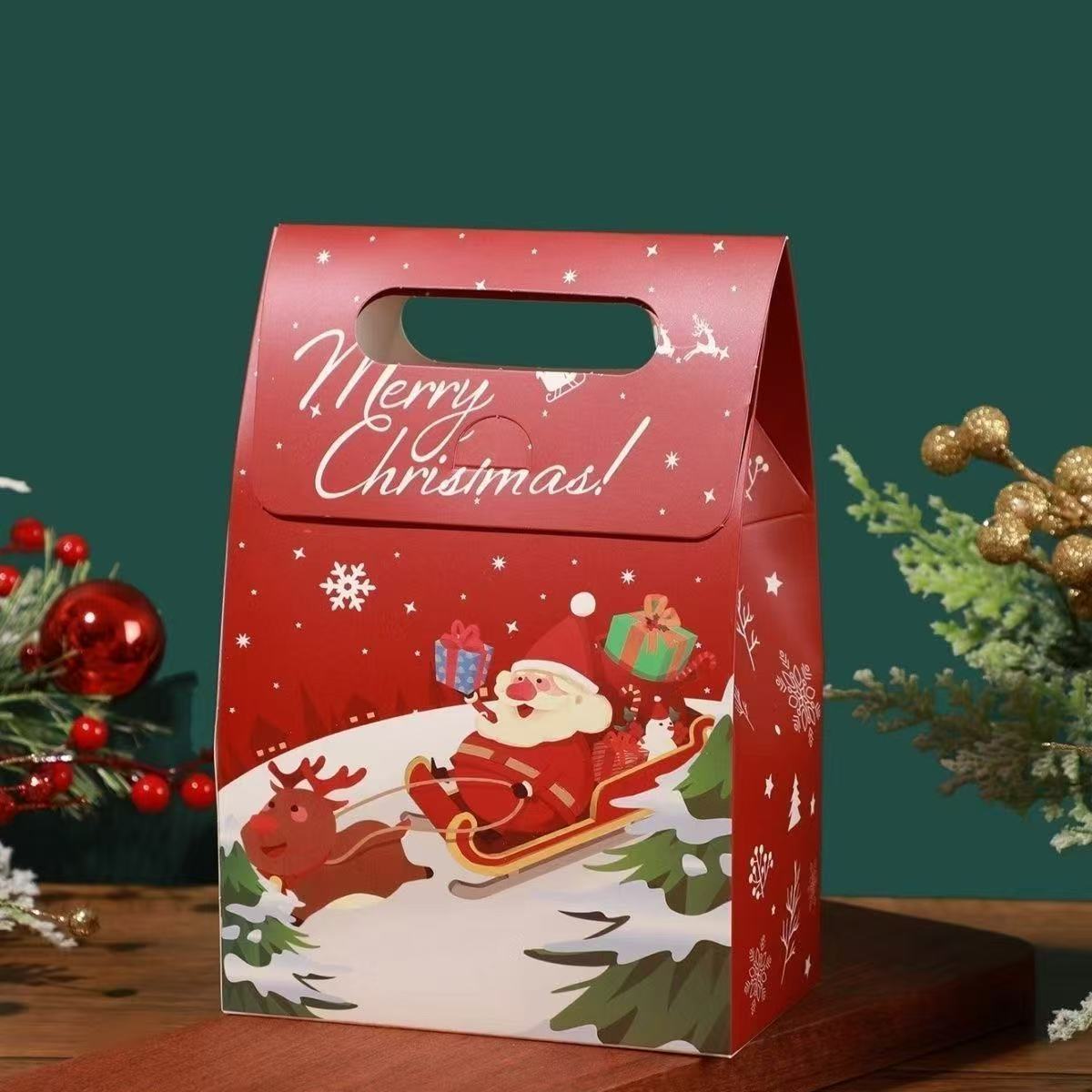 Feliz Navidad; cartón blanco; pequeño 10 * 6 * 15