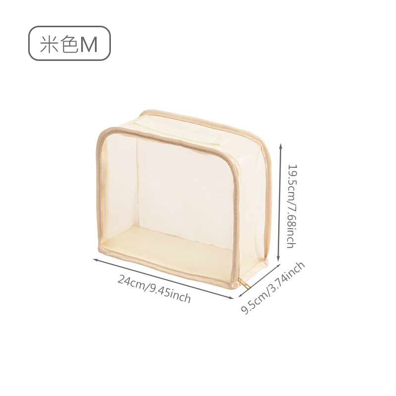 Bolsa de lujo bolsa de almacenamiento de mano bolsa de polvo transparente ligero simple impermeable a prueba de humedad bolsa de cuero cubierta protectora artefacto