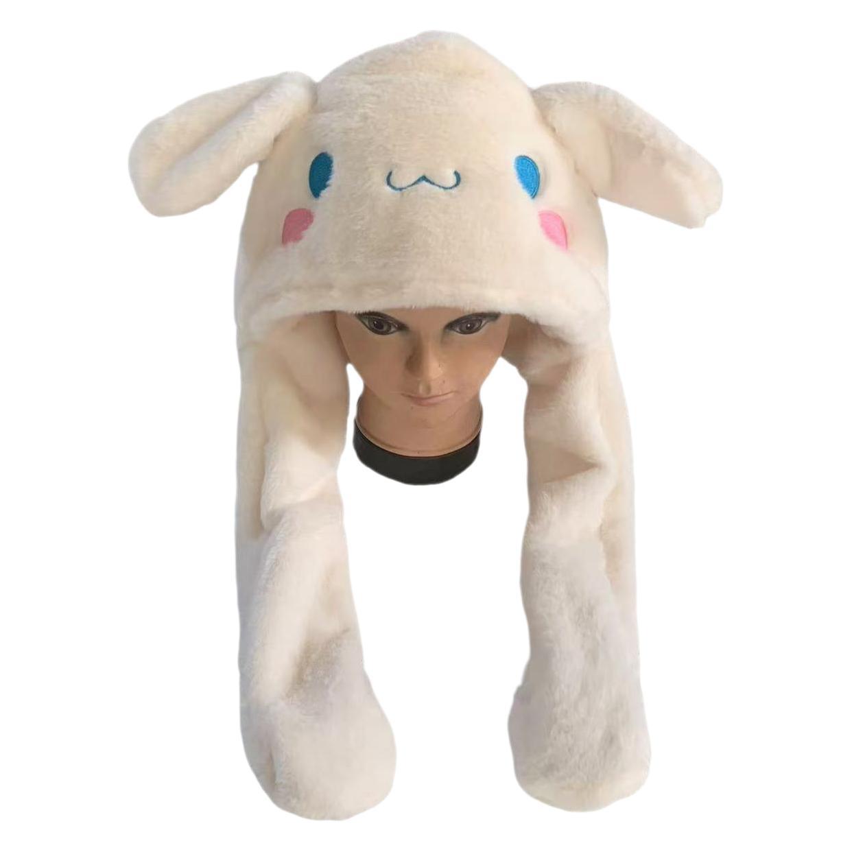 Sombreros con orejas que se mueven, sombreros capibara, sombreros para niños, bolsas de aire, regalos creativos, dibujos animados, cálidos invierno, Navidad