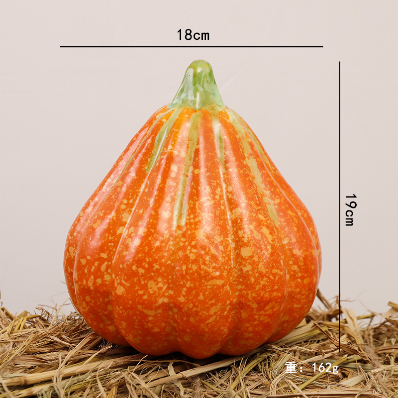 Simulación transfronteriza espuma calabaza modelo Halloween Acción de Gracias decoración de Navidad props disparo decoración de calabaza falsa image 58