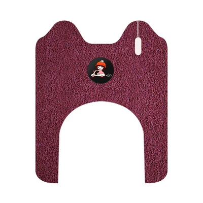 For Emma happy CQ700 electric tricycle foot mat AM1000DZK-9K/23N engine version waterproof mat (Electric vehicle foot mat) - emma-happy-cq700-foot-mats-burgundy-little-girl-free-velcro
