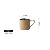 High quality coffee cup stainless steel, milk tea with glass, Birthday gift