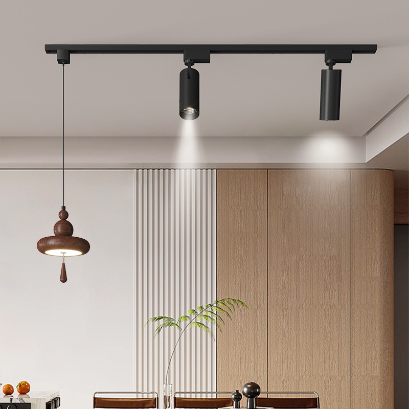 Araña de restaurante medieval, pista móvil, estilo antiguo, mesa de comedor minimalista moderna, luz de elevación y suspensión