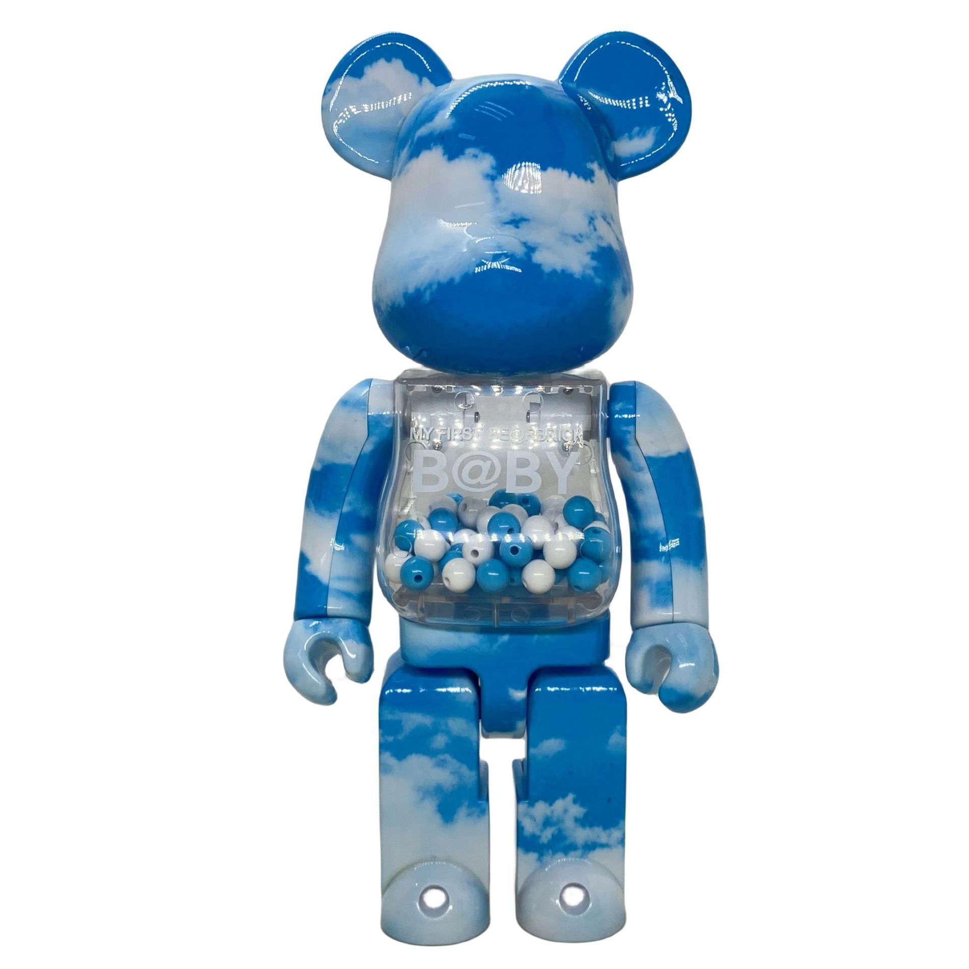 공장 직접 BEARBRICK400 폭력적인 곰 QIANQIU 푸른 하늘과 흰 구름 조수 손으로 만든 가정 장식품 놀이