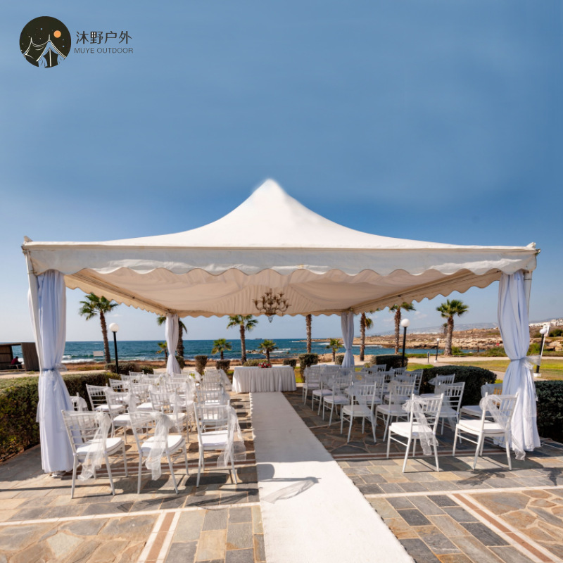 Muye exposición al aire libre exposición de venta europea de aleación de aluminio pabellón de boda celebración de exposiciones pabellón de actividad pabellón de techo agudo