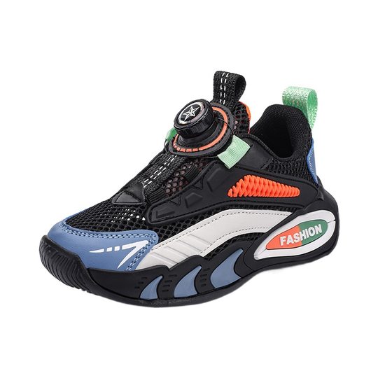 2024 Children's Breathable Soft-soled sneaker Mesh Casual Children's Shoes Hollow-out Summer Running Shoes for Boys and Primary School Students
