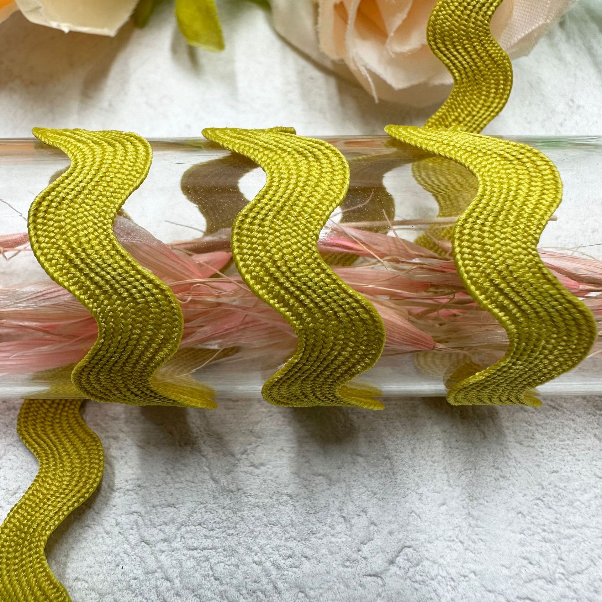 8mm onda sólida en forma de S curva banda de encaje cortina sombrero ropa infantil joyas de boda accesorios de ropa