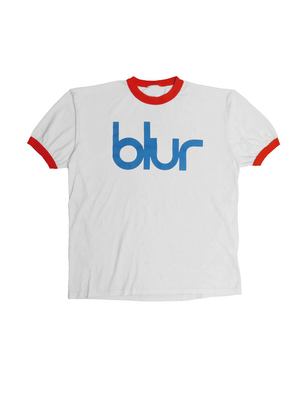 Rock BLUR band vintage American retro slim-fit, straight-shoulder, unisex color-block short-sleeve T-shirt Rock BLUR band vintage American retro slim-fit, straight-shoulder, unisex color-block short-sleeve T-shirt