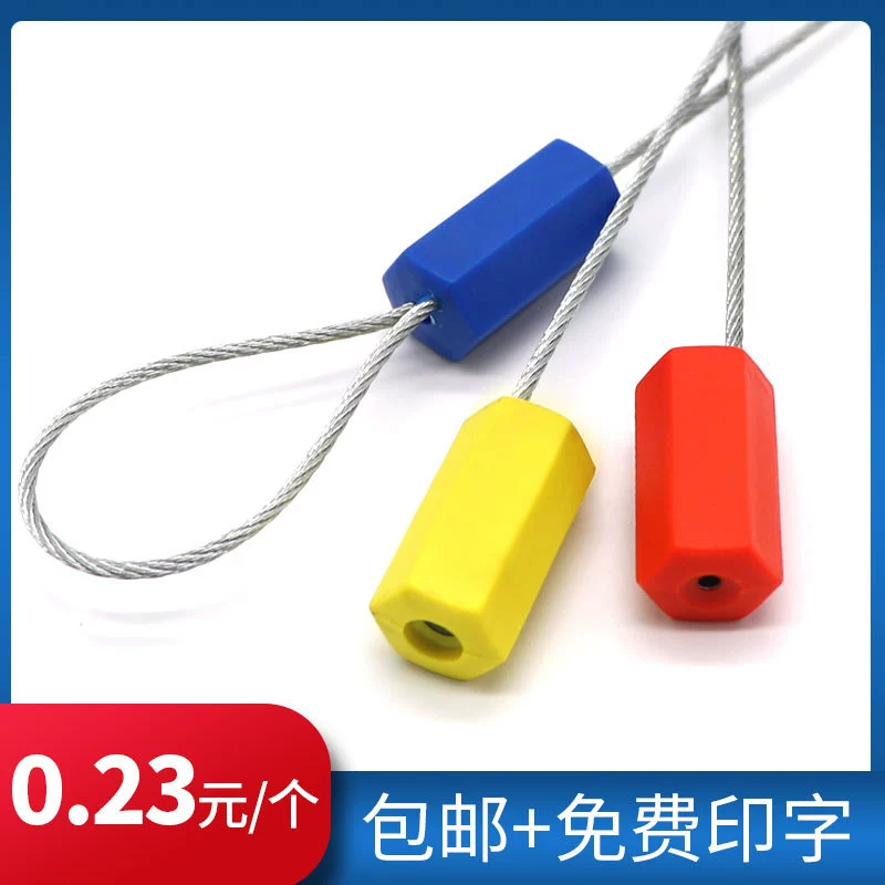 Одноразовые стальные уплотнения проволоки Свинцовое уплотнение Блокировка с шестигранной головкой Логистическое уплотнение грузового контейнера Автомобиль Защита от подделок Защита от кражи