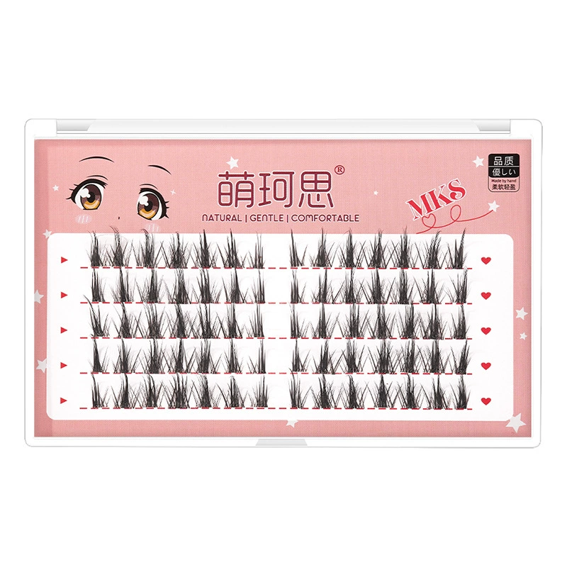 Comics, dense realistic long false eyelashes for eyelashes