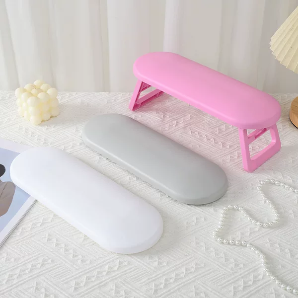 Cross-border Exclusive Foldable Russian Manicure Hand Pillow for Nail Lamp Plastic Hand Pillow Nail Shop Bracket