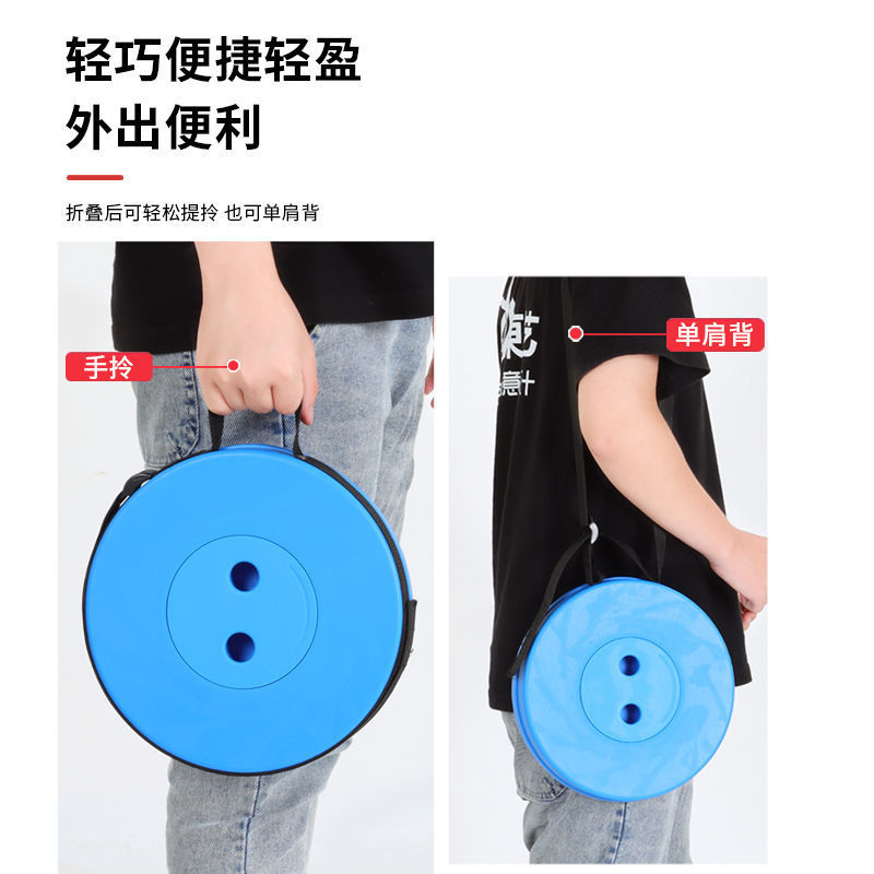 Taburete plegable para viajes al aire libre banco pequeño portátil silla de pesca telescópica ajustable taburete pequeño camping Mazaden