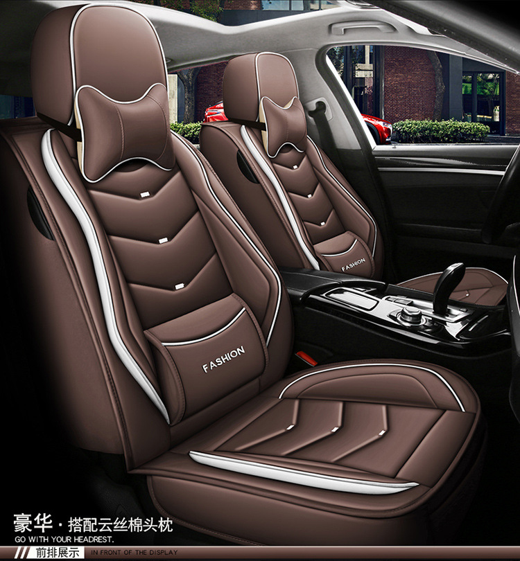 Four Seasons General Motors Seat Cushion Full Surrounding Seat Cover Leather Five Seat Cushion Winter Car Seat Cover Wholesale