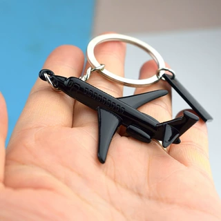 创意3D模型飞机钥匙扣挂件飞机挂饰钥匙圈航空活动小礼品批发