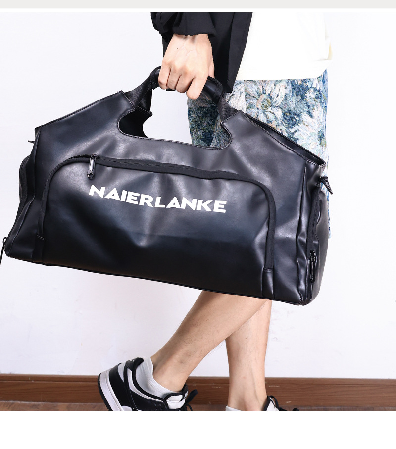Sac de voyage grande capacité avec compartiment chaussures_voghion.com