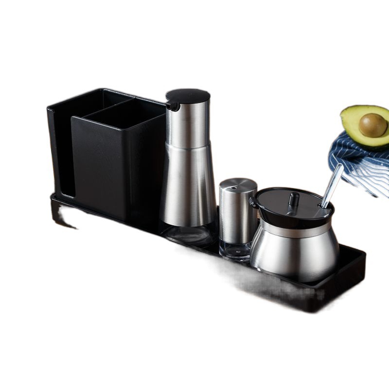 큰 수저와 젓가락 트레이 세트 G (230 스틸 + 이빨 + 캔)