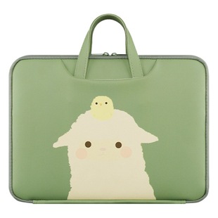 Women's Fashion Small Fresh Tablet Laptop Bag New Cute Cartoon Apple 13.3 Handbag