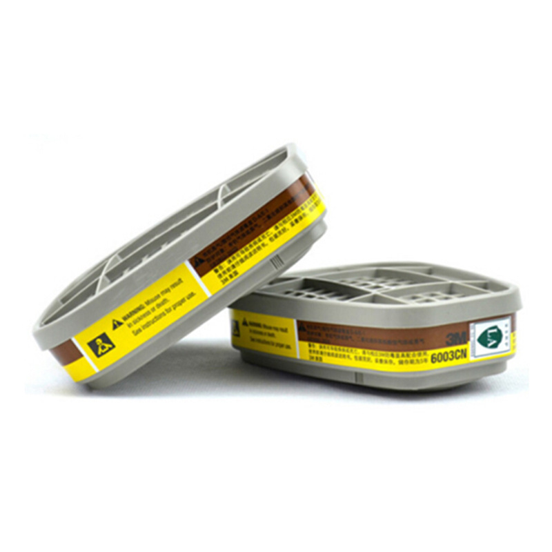 3M 6003CN 防有机蒸气及酸性气体滤毒盒 搭配防毒面具使用