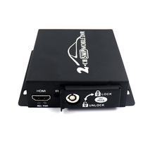 迷你微型 DVR 500万2路1080P 2K 全高清AHD 双SD卡512G录像机