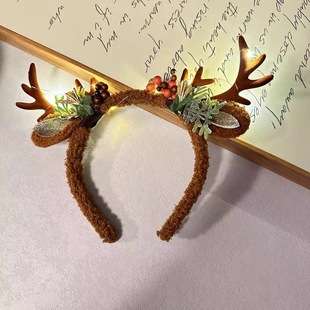 Christmas headbands, children's hair accessories, holiday gifts, antler hairpins, party dress up headbands, cos accessories, photo taking