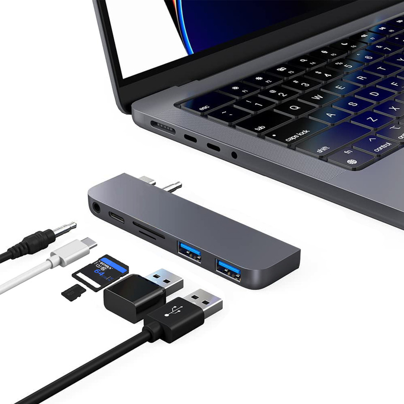 type c docking station for new Apple 2021 MacbookPro14/16 with MagSafe charging port