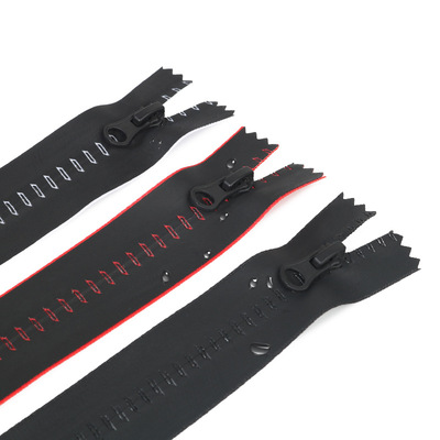factory wholesale No. 3 nylon waterproof zipper black Zip fastener clothing Luggage and luggage Raincoat Pull chain zipper