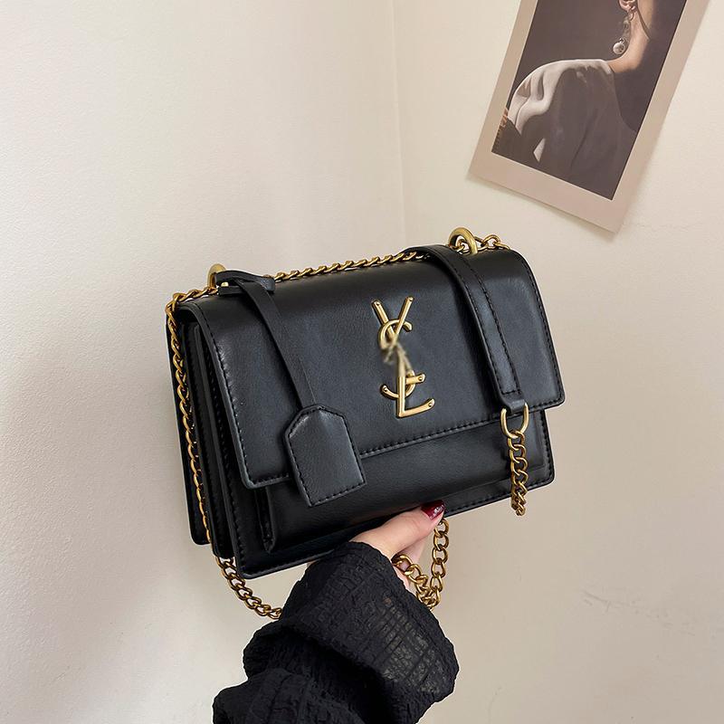 Cross-Border Fashion Chain Bag European and American Retro Armpit Bag High-End Three-Dimensional Versatile Outing Commuting Single Shoulder Small Square Bag