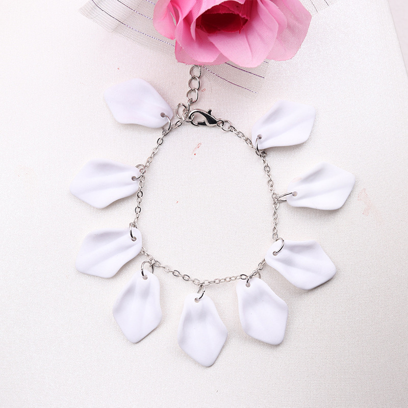 Acier Inoxydable 304 Arylique Style Simple Style Classique Patchwork Couleur Unie Bracelets Collier display picture 11