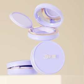 厂家定 制新款椭圆形气垫包装粉底液BB霜气垫盒子双层粉饼盒包材