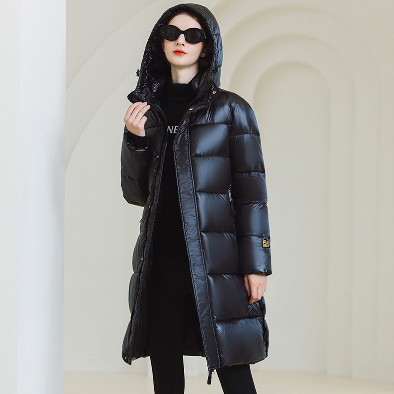2025新款羽绒棉服女中长款情侣黑金加厚保暖棉衣女装冬季棉袄外套|undefined