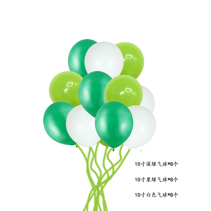 10 인치 축구 풍선 * 24 (각 색상 8 개)