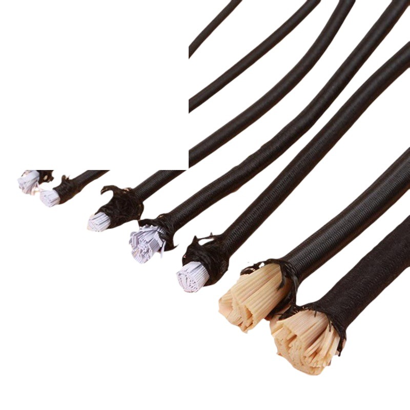 Fabricante en stock al por mayor cuerda elástica de trampolín 0,8mm-20mm cuerda elástica de látex banda elástica redonda banda elástica