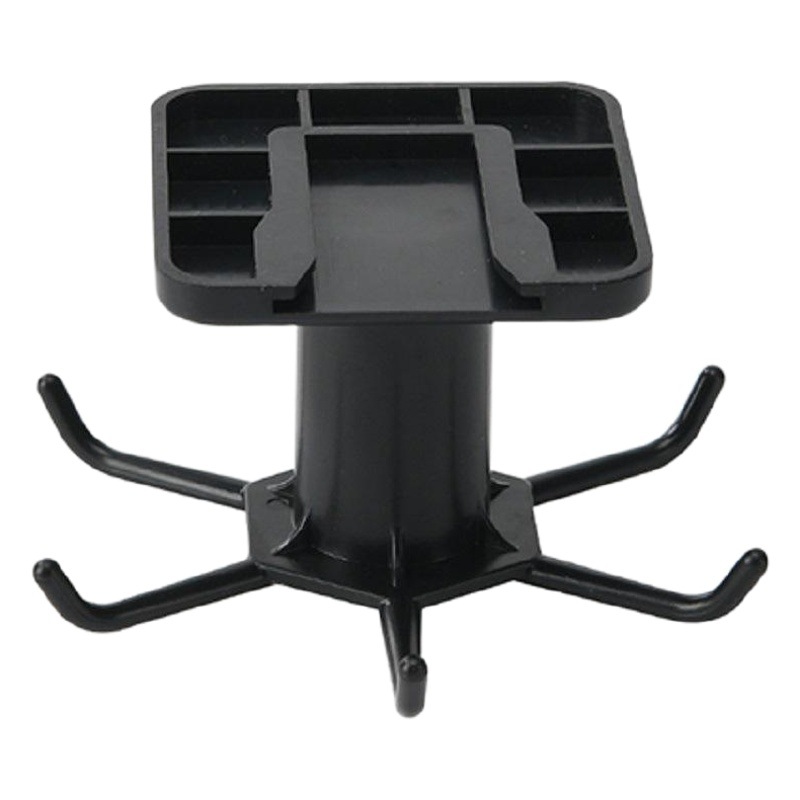 Techo de cocina transfronterizo Gancho giratorio de 360 grados Espátula Gancho de almacenamiento de utensilios de cocina Gancho giratorio de 6 garras montado en la pared