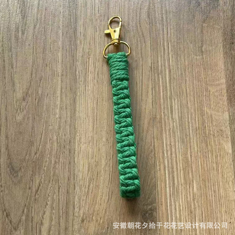 Llavero tejido a mano Nórdico tejido colgante bolsa colgante coche llavero lana llavero Navidad